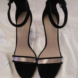 Womens Black Suede heels